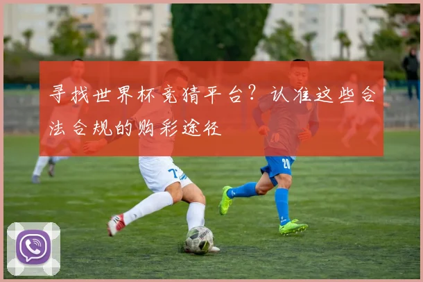 寻找世界杯竞猜平台？认准这些合法合规的购彩途径